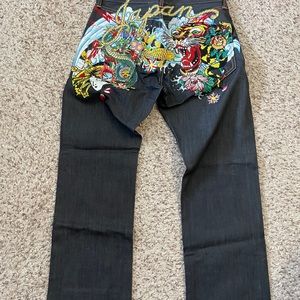NWOT Ed Hardy by Christian Audigier Mens Jeans
